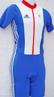 ATHENS 2004 OLYMPICS ADIDAS TEAM GB CYCLING SKINSUIT   TEAM ISSUE