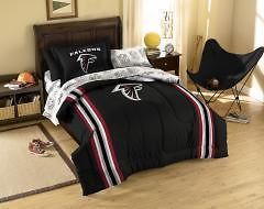 ATLANTA FALCONS New 5Pc Twin Bed in a Bag Set NFL Applique Comforter