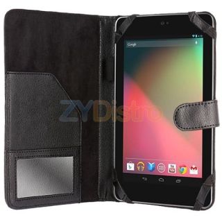 Leather Case Cover Wallet Pouch Accessory for Asus Google Nexus 7