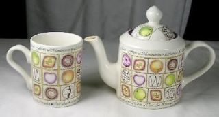 Arthur Wood Chocolate Box Mug   with free Teapot   Made in England