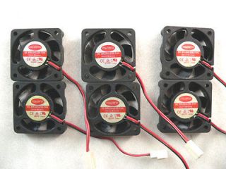 PC Computer Cooling Fan 40mm 2 PIN Colorful lot of 6