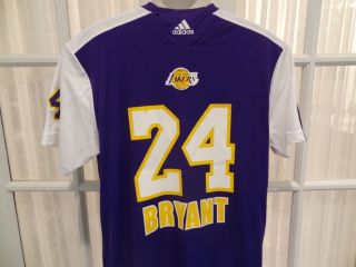 Bryant #24 Los Angeles Lakers NBA Gold Yellow Home Swingman Jersey