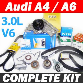 Audi A4+A6 Timing Belt+Water Pump Kit 3.0L V6 +Quattro (Fits Audi A4