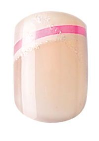 GLAMOUR Comeplete Glue On Nails Kit PINK SWIPE Artificial Nail 87839