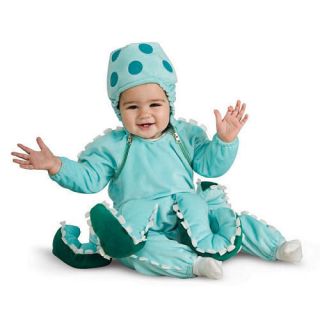 BOYS INFANT BLUE OCTOPUS HALLOWEEN COSTUME SET