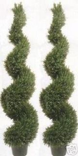 IN OUTDOOR 6ft 4 TOPIARY ROSEMARY TREE ARTIFICIAL PLANT BUSH SPIRAL