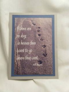 Handmade Greeting Card   Pet Sympathy & Loss   Forever In Our Hearts