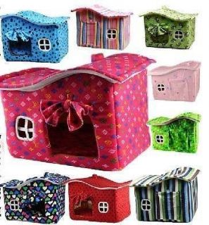 Lovely warm Indoor Small Dog Cat Puppy Bed House Kennel 50*36*40cm