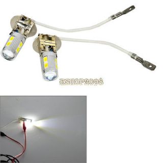 PCS Auto H3 LED Bulbs 10 SMD5630 White Driving Fog Lights High