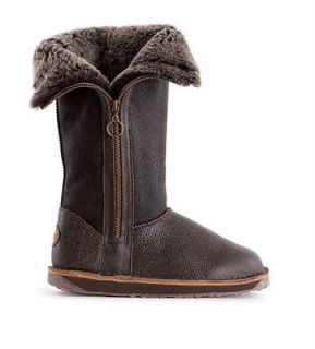 EMU ASHBY CHOCOLATE BOOTS WOMENS 5 NEW AUSTRALIA SHEARLING RETAIL $269