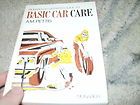 Illustrated Guide to Basic Car Care vintage book NEAT