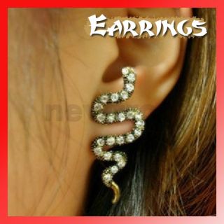 Fashion The Shining Vintage Diamante Realistic And Sensitive Snake