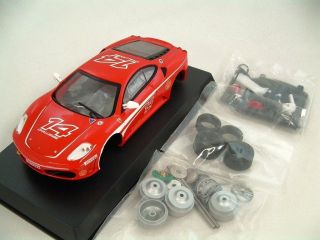 SL001 Ferrari F430 Challenge 2005 #14 1/32 Slot Car Kit MB Slot Parts
