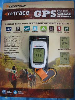 Celestron reTrace Lite Hand Held Pocket GPS Locator+Carabi ner Clip