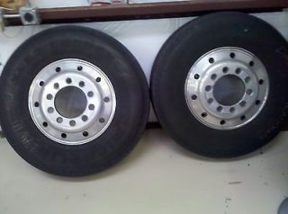 aluminum wheels and tires22.5 10 LUG,