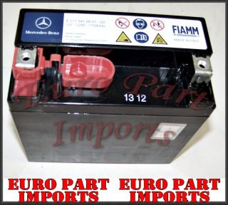 MERCEDES BENZ SECONDARY BACKUP AUXILIARY BATTERY GENUINE FACTORY OEM