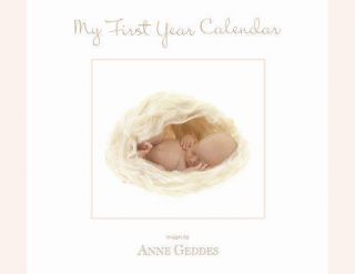 New Anne Geddes Perpetual My First Year Wall Calendar Baby Record GIFT