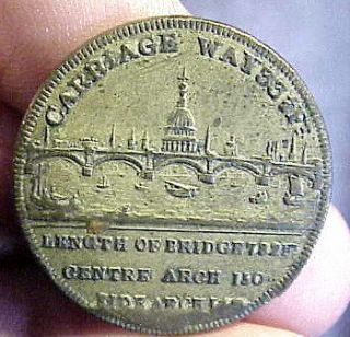 SCARCE 1831 NEW LONDON BRIDGE OPENED BY THEIR MAJESTIES AUGUST 1ST