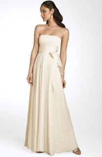 BCBG MAXAZRIA Strapless Silk Gown ( Size 12P)