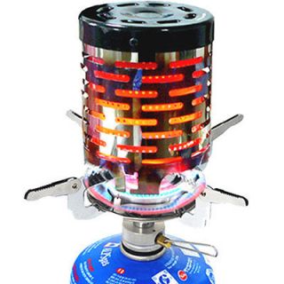 New Portable Backpacking Stove Heater for Gas Burner Camping Emergency