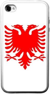 Albanian Eagle Flag iPhone Case Rubber 4 or 4s
