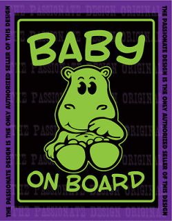 baby on board decal kids clothes crib toys dolls A093