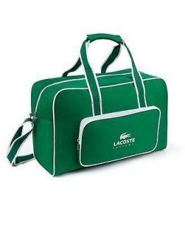 LACOSTE PARFUMS MENS WEEKENDER DUFFLE EVENING GYM TRAVEL BAG  SOLD