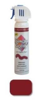 Simply Spray Soft Fabric Spray Paint   Crandberry