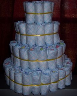 Decorate Your Own Baby Shower Diaper Cake, Luvs, Huggies, Pampers