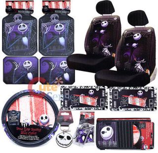 Nightmare Before Christmas Low Back Car Seat Covers Accessories 15pc
