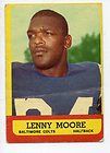 1963 Topps Football #2 Lenny Moore Baltimore Colts