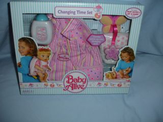 BABY ALIVE ACCESSORY PACK CHANGING TIME SET NEW