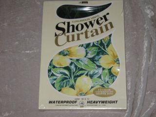 yellow flower shower curtain