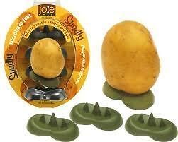 Joie MSC Spudly Baked Potato Microwave Feet Stand Set of 4 50673 BRAND