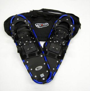 BIGFOOT ADVENTURE 27 IN SNOWSHOES w POLES, CARRY BAG, 