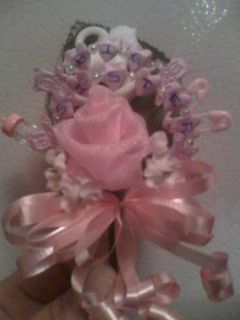 Baby shower corsage big sister hello kitty pink or blue