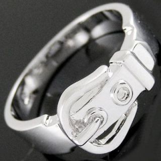R154A Shiny Belt Buckle Best Gift Fashion Band Ring