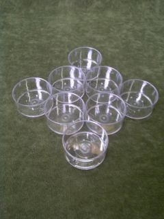 Plastic Tealight Cups w/Wicks Polycarbonate Containers Tea Light Molds