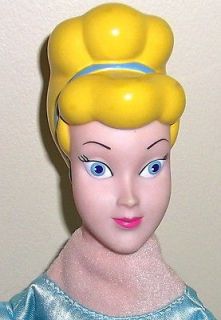 Disney Exclusive Cinderella Hand Puppet Cloth Body Vinyl Head EUC
