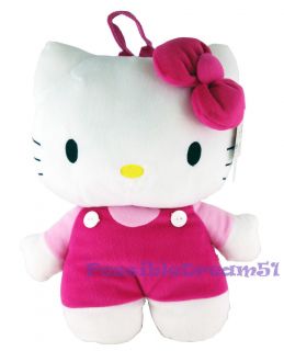 Sanrio Hello Kitty Pink 14 Pretty Plush Doll Girl Backpack for Kids