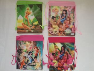 Tinkerbell Princess Disney Drawstring Bag Swimming PE Toy Clothes