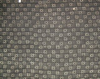 Handmade African Mudcloth Bambara Fabric Mali Africa 68 by 46 a20