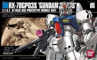 BANDAI HGUC 025 1/144 RX 78GP03S GUNDAM GP03S E,F,S,F, ATTACK USE