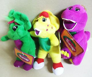 Newly listed NEW SET OF BARNEY BABY BOP B.J PLUSH SOFT TOY (TAG)