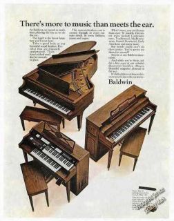1968 Baldwin Pianos & Organ nice photos Ad