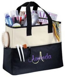 Personalized Monogrammed Large Beach Bags & Totes Bridesmaid Gift
