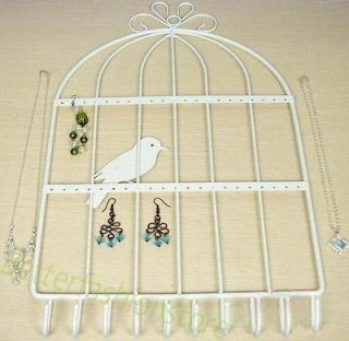 Birdcage Jewelry Earring Brace​le Keys Rack Hanger Organizer Holder