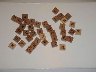 Deluxe Travel Scrabble Wood Replacement Tiles You Choose 3 for $3.75