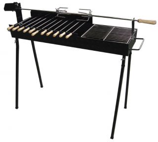 BBQ Charcoal Spit Rotisserie Cypriot/Cyprus Grill Stainless steel