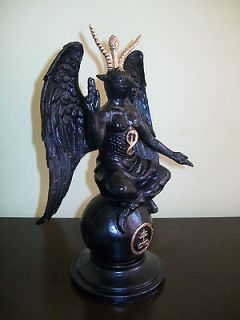 Baphomet Statue, Devil Statue, Occult Statue   Medium Size   Handmade